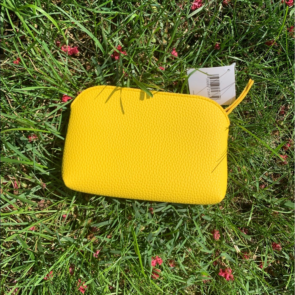 Nordstrom Yellow Fanny Pack/Purse/Clutch